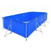 Swimming Pool with Ladder & Pump Steel 394 x 207 x 80 cm