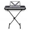 54-Key Electric Keyboard with Music Stand + Adjustable Keyboard Stand