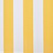 Folding Awning 400 cm Yellow & White