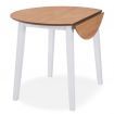 Dining Set 5 Pieces MDF and Rubberwood White