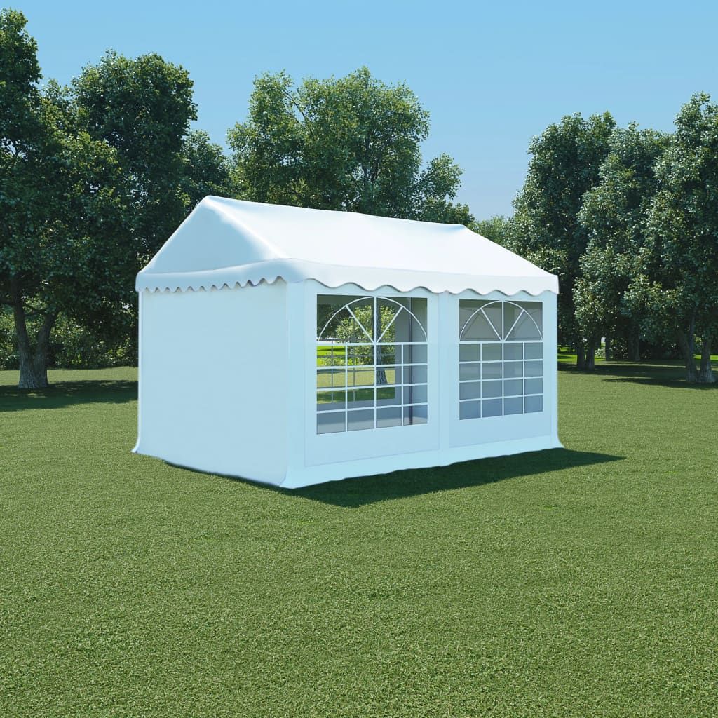 Garden Marquee PVC 3x4 m White