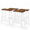 Bar Table and Stool Set 5 Pieces Solid Wood