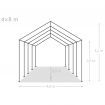 Storage Tent PE 4x8 m White