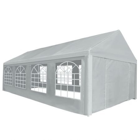 Party Tent PE 4x8 m Grey