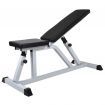 Workout Bench with Barbell and Dumbbell Set 30.5 kg