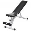 Workout Bench with Barbell and Dumbbell Set 30.5 kg