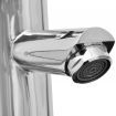 Bathroom Basin with Mixer Tap Ceramic Rectangular White