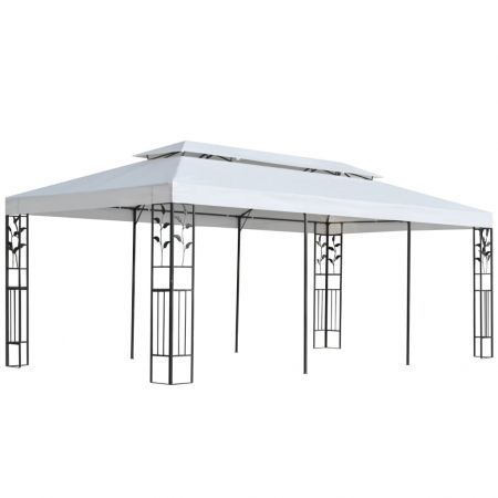 Gazebo 3x6 m White