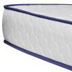Bed with Memory Foam Mattress Black Metal 153x203 cm Queen Size