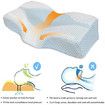 Neck Support Memory Foam Cervical Pillow, Side Sleeper Contour Pillow Relief Neck & Shoulder Pain for Side/Back/Stomach Sleeper, Orthopedic Bed Pillow