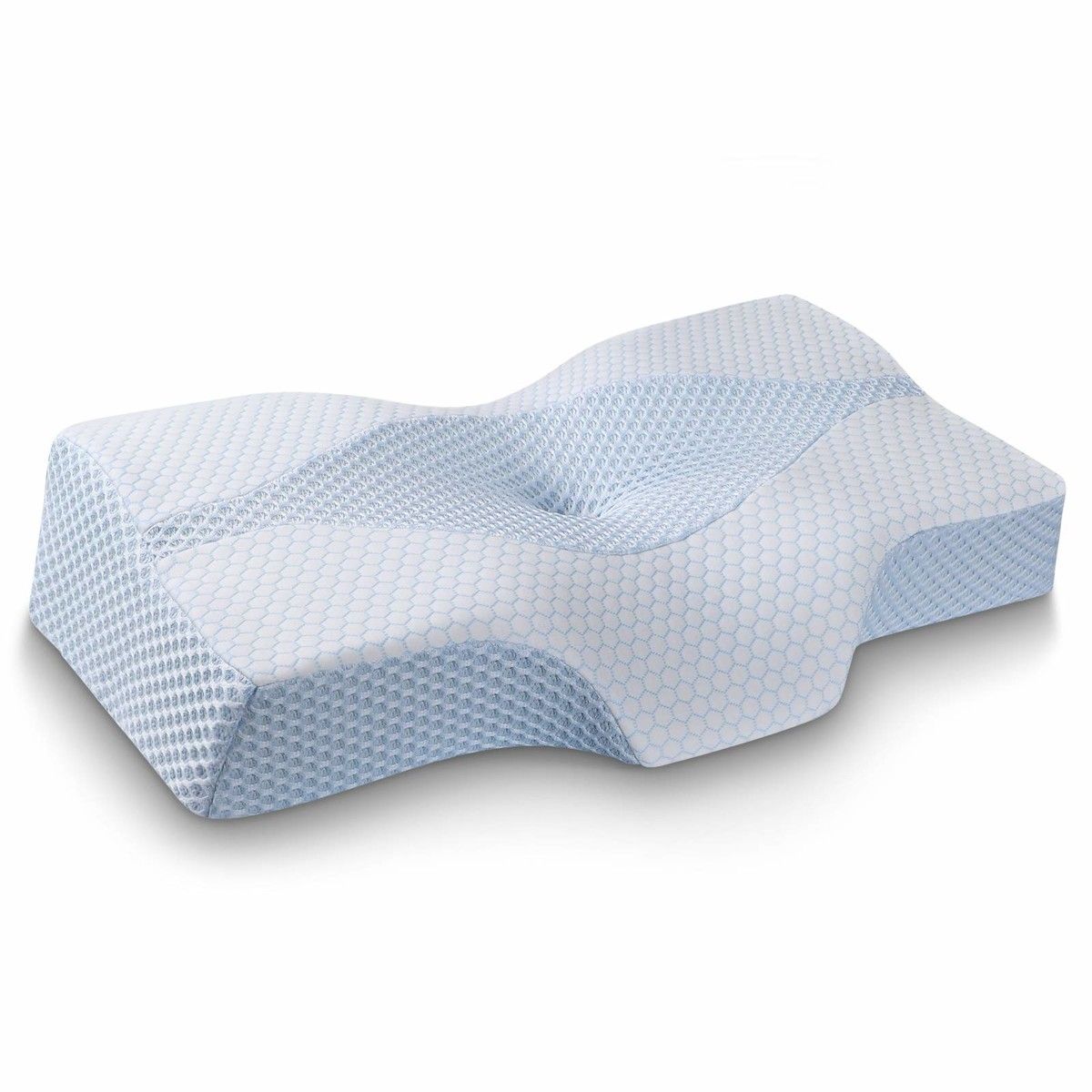 Neck Support Memory Foam Cervical Pillow, Side Sleeper Contour Pillow ...