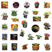 100PCS Yoda Baby Mandolorian The Child stickers for Luggage Computer Skateboard Car Motorcycle