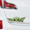 4PCS Yoda Baby Mandolorian The Child Vinyl stickers for Skateboard Luggage Motorcycle Guitar Laptop Bike Bumper