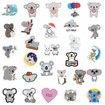 53pcs Koala Stickers for Water Bottles 50 Pack, Waterproof Vinyl Stickers