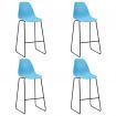 5 Piece Bar Set Plastic Blue