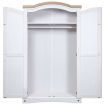 Wardrobe Mexican Pine Corona Range 2 Doors White