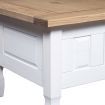 Coffee Table Mexican Pine Corona Range White 100x60x45 cm