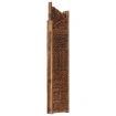 Hand carved 4-Panel Room Divider Brown 160x165 cm Solid Mango Wood