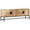 TV Cabinet 140x30x50 cm Solid Mango Wood