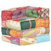 Modular Pouffe Patchwork Fabric