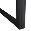 Sliding Door Aluminium and ESG Glass 102.5x205 cm Black