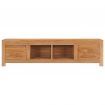 TV Cabinet 135x30x35 cm Solid Teak Wood