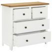 Chest of Drawers 80x35x75 cm Solid Oak Wood