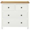 Chest of Drawers 80x35x75 cm Solid Oak Wood