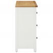 Chest of Drawers 80x35x75 cm Solid Oak Wood