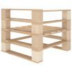 6 Piece Garden Lounge Set Pallets Wood