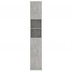 Washing Machine Cabinet Set Concrete Grey Chipboard