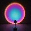 Sunset Projection Led Light, Rainbow Floor Stand Modern Lamp Night Light for Living Room Bedroom Romantic Projector Gift for Wedding Birthday Party -USB Charging