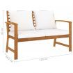 3 Piece Garden Lounge Set with Cushion Solid Acacia Wood