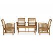 5 Piece Garden Lounge Set Solid Acacia Wood