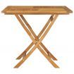 5 Piece Garden Dining Set Solid Teak Wood