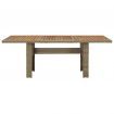 Garden Dining Table Brown 200x100x74 cm Poly Rattan