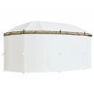 Gazebo Cream White 5.3x3.5x2.65 m