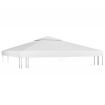 vidaXL 2-Tier Gazebo Top Cover 310 g/cubic metre 3x3 m White