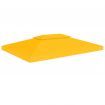 vidaXL 2-Tier Gazebo Top Cover 310 g/cubic metre 4x3 m Yellow