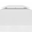 vidaXL 2-Tier Gazebo Top Cover 310 g/cubic metre 4x3 m White