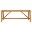 Garden Dining Table 206x100x74 cm Solid Acacia Wood