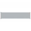 Patio Retractable Side Awning 140x600 cm Grey