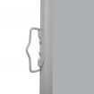 Patio Retractable Side Awning 140x600 cm Grey