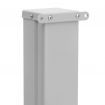 Patio Retractable Side Awning 140x600 cm Grey