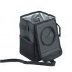 Waterproof Car Trash Can with Lid and Storage Pockets, Black