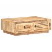 Coffee Table 90x60x29 cm Rough Mango Wood