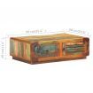 Coffee Table 90x60x29 cm Solid Reclaimed Wood