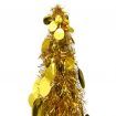 Pop-up Artificial Christmas Tree Gold 150 cm PET