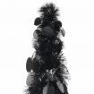 Pop-up Artificial Christmas Tree Black 150 cm PET