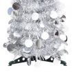 Pop-up Artificial Christmas Tree Silver 180 cm PET